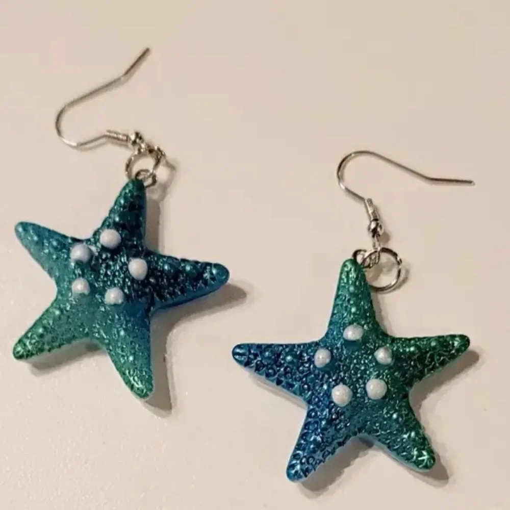 Starfish Hand crafted Dangle Earrings